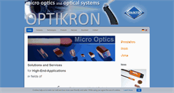 Desktop Screenshot of optikron.de